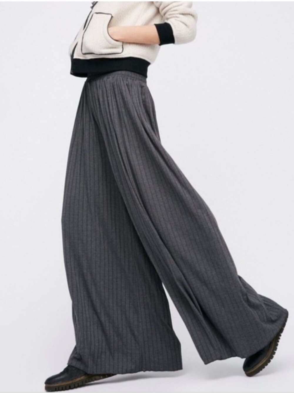 Free People Beach Love Me Wide Leg Palazzo Pants - Small
